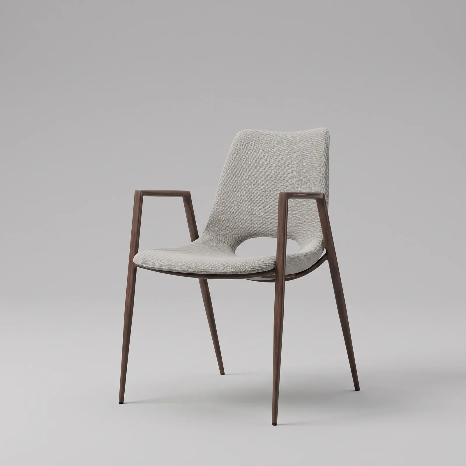 Silla Desi Beige & Walnut — imagen de catálogo